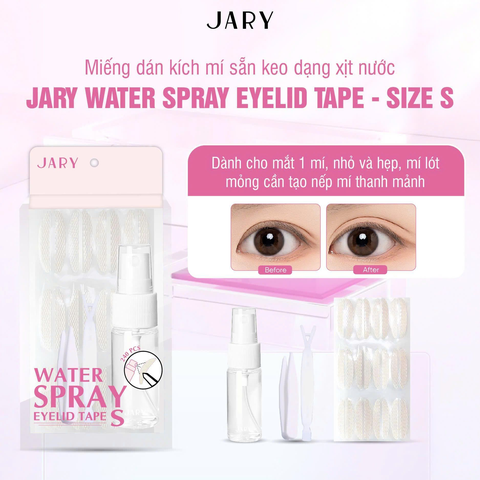 Miếng Dán Kích Mí Lưới Sẵn Keo Dạng Xịt Nước JARY - Size S [Hàng Cty - Free VAT]