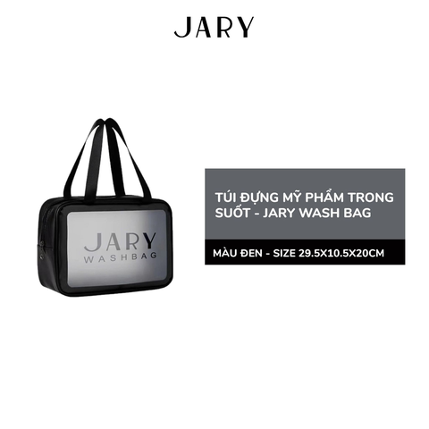 Túi Đựng Mỹ Phẩm Trong Suốt Jary [Hàng Cty - Free VAT]