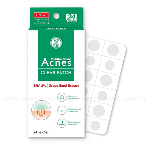 Miếng dán mụn ACNES Clear Patch (Hộp 24 miếng) [Hàng Cty - Free VAT]