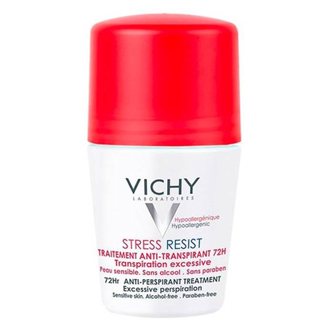 Lăn Ngăn Mùi Vichy Đỏ Giúp Khô Thoáng Vùng Da Dưới Cánh Tay 72h 50ml [Hàng Cty - Free VAT]