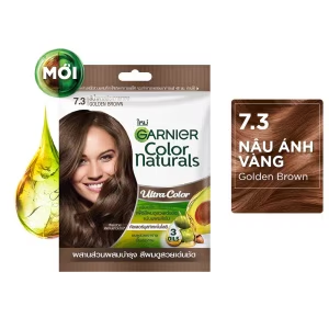 [Gói] Nhuộm Tóc Garnier 7.3 - Nâu Ánh Vàng [Hàng Cty - Free VAT]