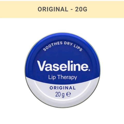 Sáp Dưỡng Môi Hộp Thiếc Vaseline - Xanh Dương - Phục Hồi, Dưỡng Ẩm