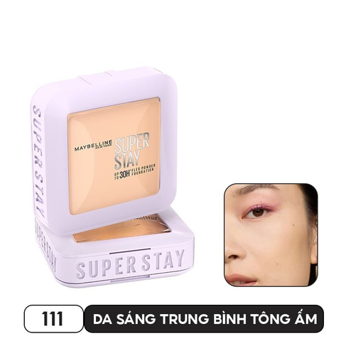 Phấn Phủ Maybelline Dạng Nén 111 Sáng Trung Bình Tông Ấm 9g