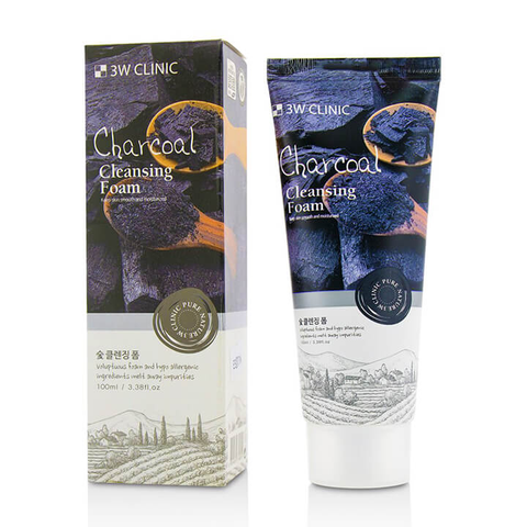 Sữa Rửa Mặt 3W Clinic Than Hoạt Tính 100ml