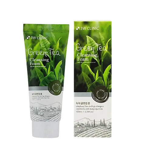 Sữa Rửa Mặt 3W Clinic Green Tea Foam Cleansing 100Ml