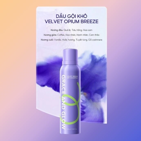 Dầu Gội Khô Grace And Glow Tím 150ml