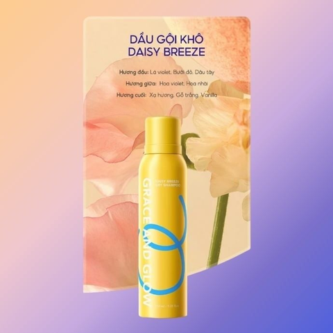 Dầu Gội Khô Grace And Glow Vàng 150ml