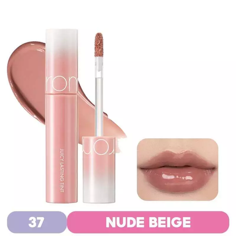 [Full VAT] Son Tint Romand Juicy Lasting Tint #37 Mellow Pear Hồng Đất Nude Ánh Cam 5.5G