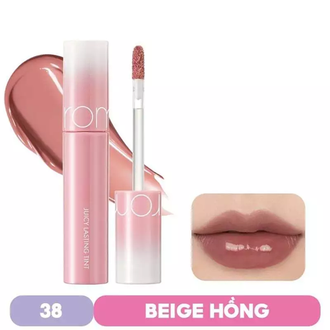 [Full VAT] Son Tint Romand Juicy Lasting Tint #38 Breeze Fig - Hồng Nâu
