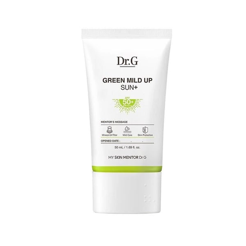 Kem Chống Nắng Dr.G Green Mild Up Sun+ SPF50+ PA++++50ml - Da Nhạy Cảm