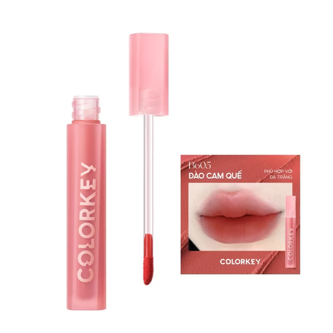 Son Nhung Kem Lì Colorkey #B605 - Đào Cam Quế