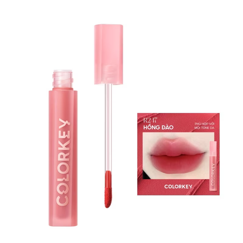Son Nhung Kem Lì Colorkey #R247 - Hồng Đào
