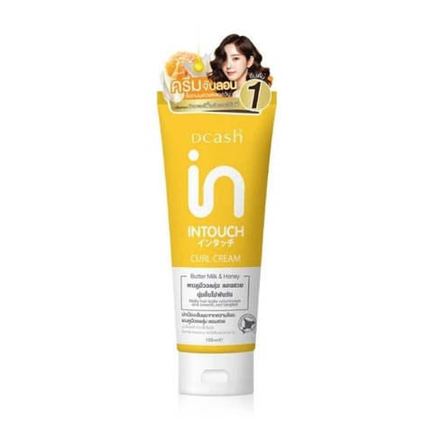 Kem Dưỡng Và Giữ Nếp Cho Tóc Dcash Intouch Butter Milk And Honey Curl Cream 150ml