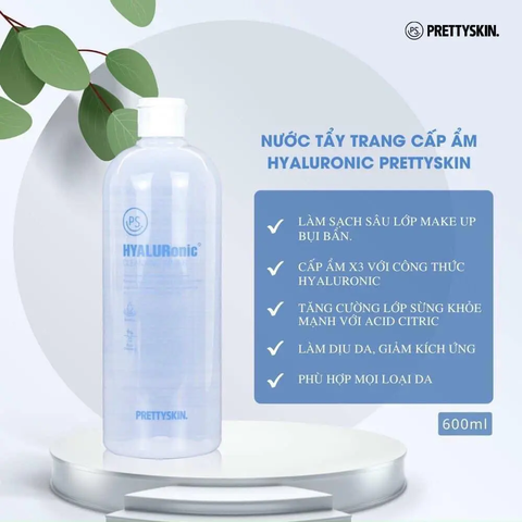 Nước Tẩy Trang PrettySkin 500ML - Trắng Cấp Ẩm