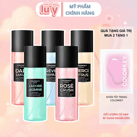 Xịt Thơm Toàn Thân Colorkey Rosé 100ML