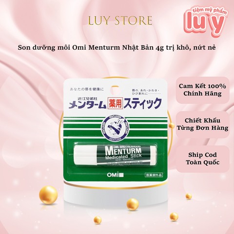Son Dưỡng môi Omi Menturm 4g