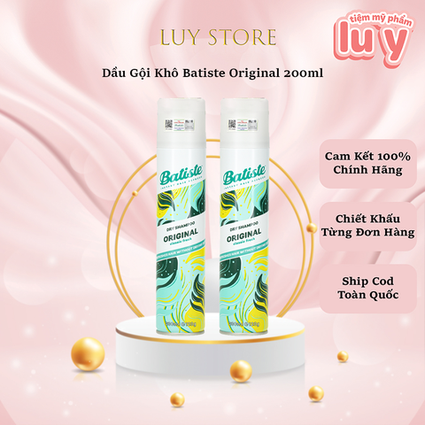 Dầu gội khô Batiste - Hương chanh [Cty - Full VAT]