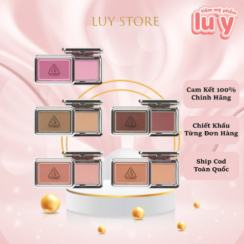 Phấn Má Hồng 3CE New Take Face Blusher [Cty - Full VAT]