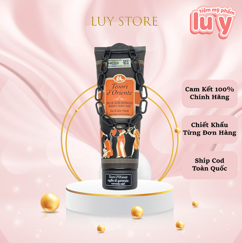 Sữa tắm Tesori tuýp 250ml - Nâu (Hoa sen) [Hàng Công Ty + Full VAT]