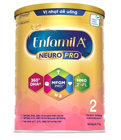 Enfamil A+ 2 1.7kg vị nhạt