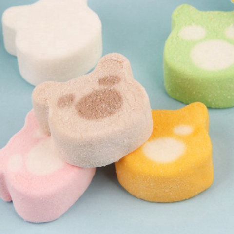 Kẹo Bông Gòn Marshmallow CorNiche Hương Xoài Hình Gấu (Gói 70g)