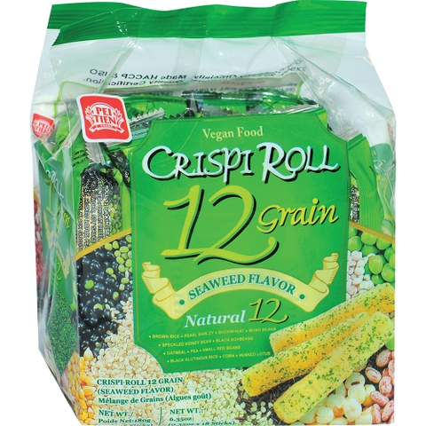 Bánh 12 loại ngũ cốc Crispi Roll vị rong biển 180g