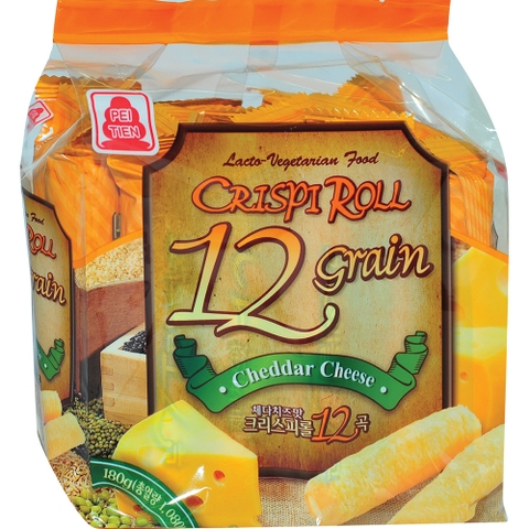 Bánh 12 loại ngũ cốc Crispi Roll vị phô mai 180g