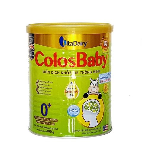 Sữa ColosBaby IQ Gold 0+ 400g