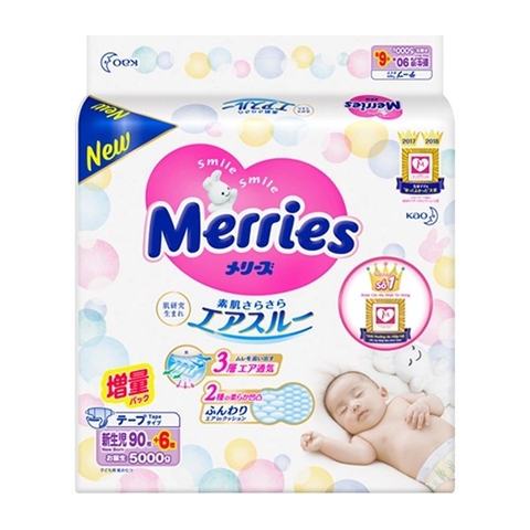 Tã dán Merries NB 90
