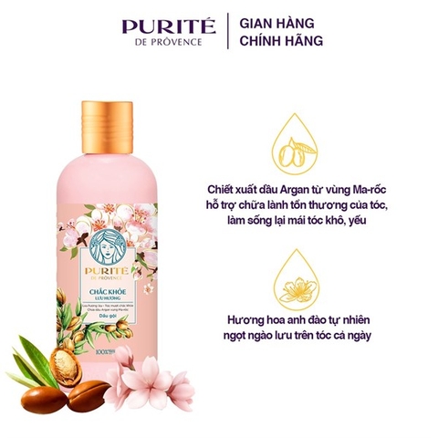 Purite Dầu gội chắt khỏe lưu hương 180ml