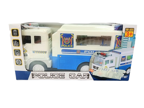 Hộp xe CS pin nhạc Police JY687