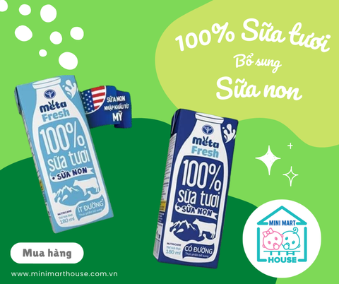 ST Meta Fresh sữa non có đường 180ml