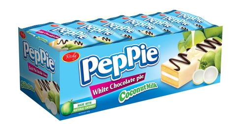 Bánh phủ socola sữa dừa Peppie Richy 216g