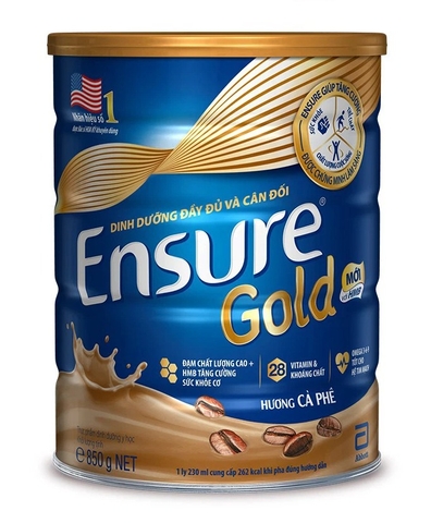 Abbott Ensure Gold Cà Phê 850g