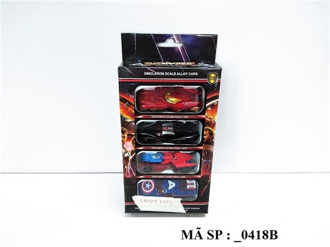 Vĩ xe hơi sắt 4C Supper Hero_0418B