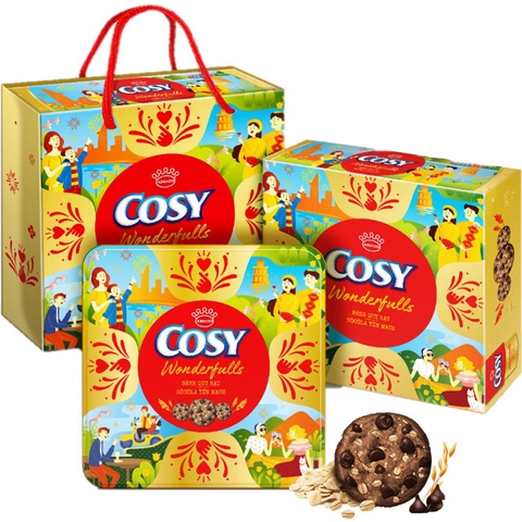 Bánh Cosy hạt socola yến mạch 612g