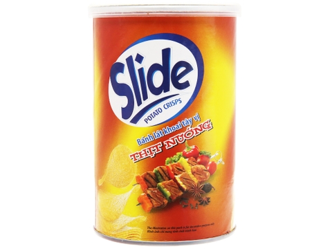 Bánh lát khoai tây Slide vị thịt nướng 75g