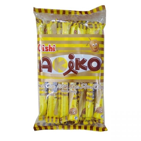 Bánh Oishi AKIKO que nhân sầu riêng 160g