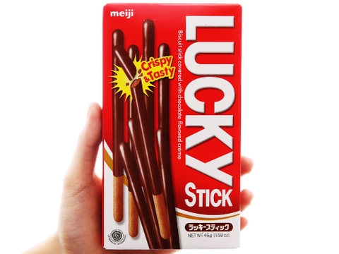 Bánh que lucky Socola Meiji