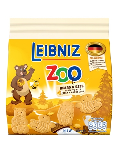 Bánh tây ZOO hương Bears & Bees 100g