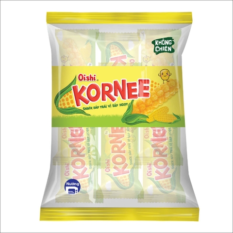 Bánh Oishi bắp trái vị bắp ngọt 80g