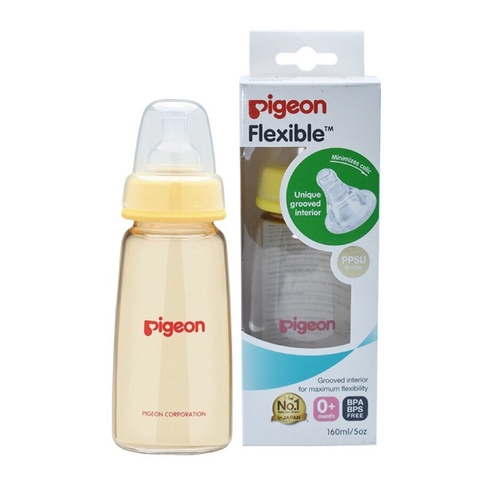Bình sữa PPSU cổ hẹp Pigeon 160ml