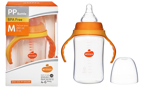 Bình sữa Wesser CR PP 260ml