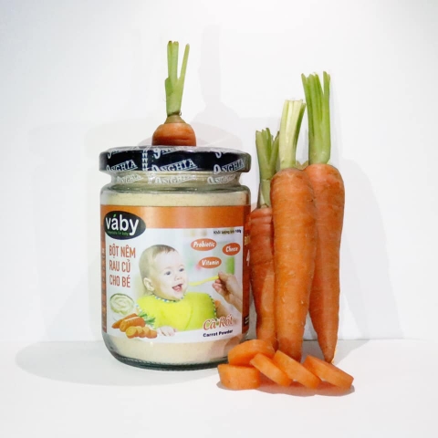 Bột niêm cà rốt cho bé 9 Nghĩa 90g