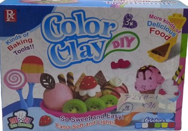 Hộp đất sét làm kem 728B1