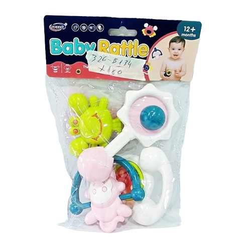 Túi lắc treo xe nôi 4 món326-B134