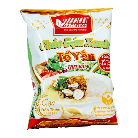Cháo Yến mạch khánh hòa Nest đậu xanh