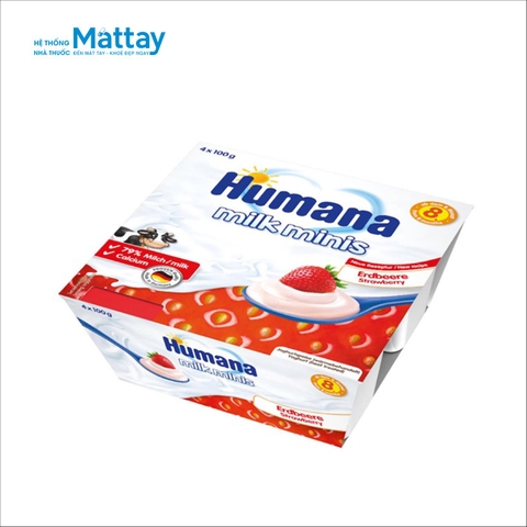 Váng sữa dâu tây Humana