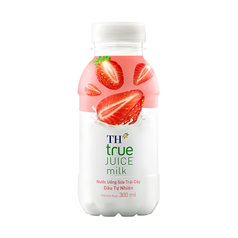 TH True milk nước uống sữa trái cây dâu 300ml
