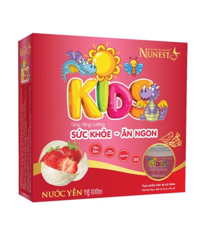 Yến HP Kids Dâu 6 lọ/lốc
